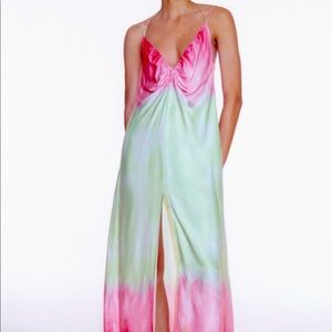 Zara Tie Dye Slip Dress